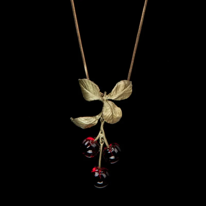Morello Cherry Pendant made by Michael Michaud