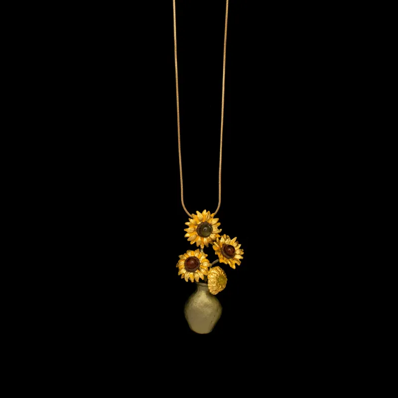 Van Gogh Sunflower Pendant - Web Exclusive made by Michael Michaud