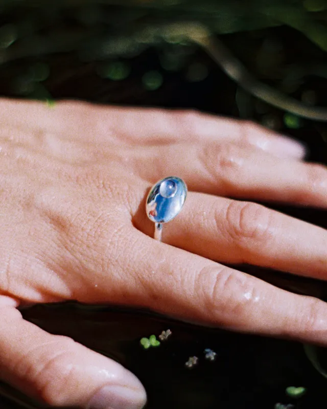 Lotos Ring made by California Dirt