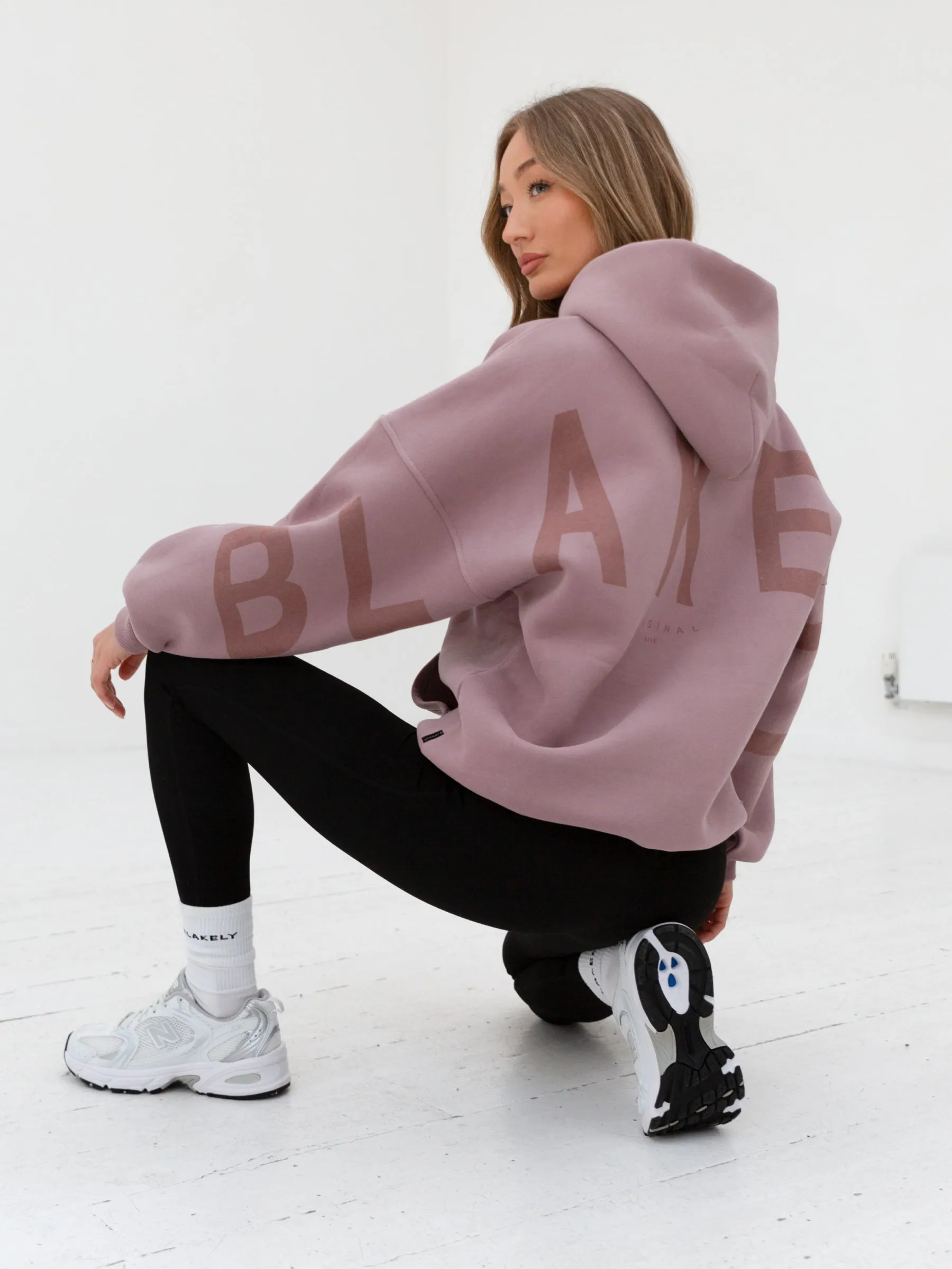 Tonal Isabel Oversized Hoodie - Dusty Pink sold by Blakely product image thumbnail 2