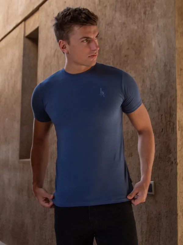 Sports Club T-Shirt - Vintage Blue sold by Blakely