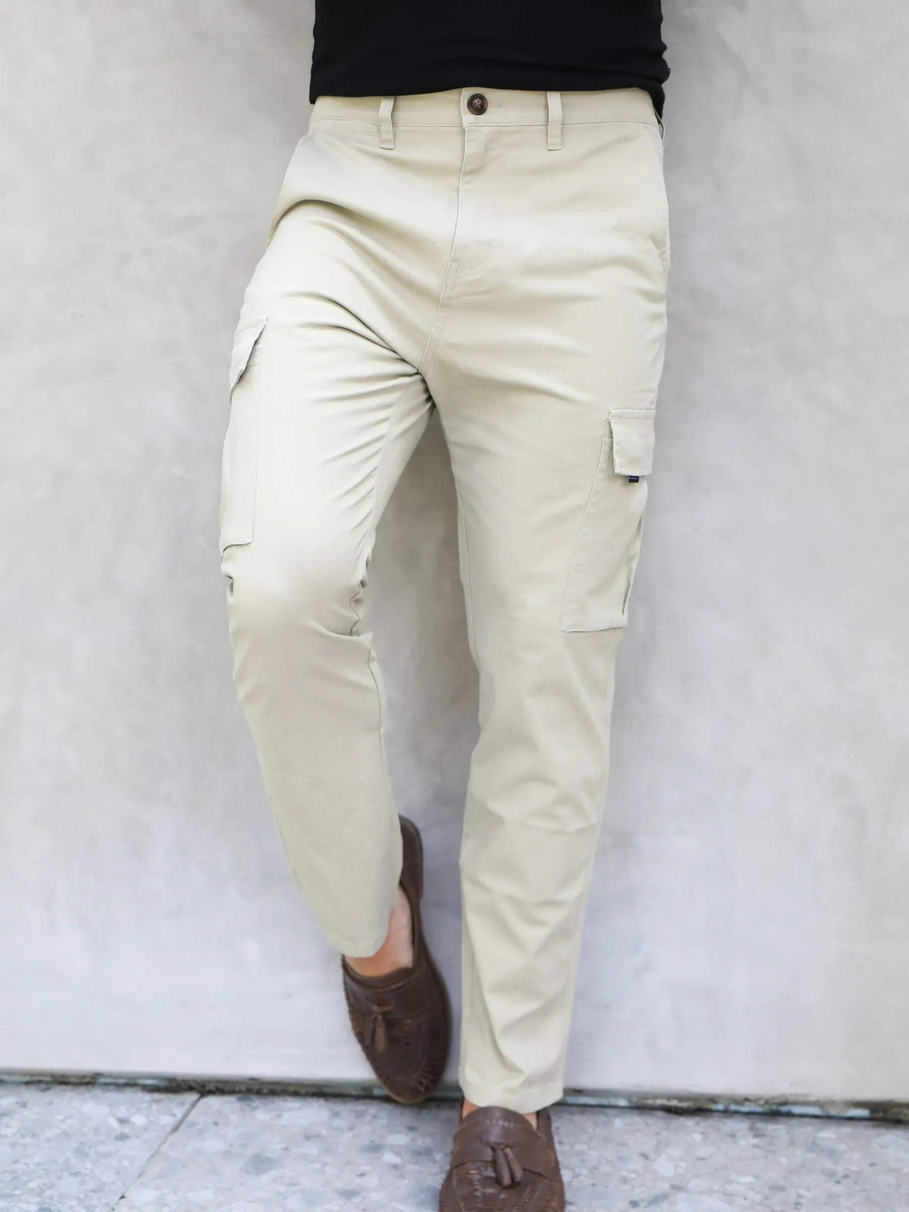 Cargo Trousers - Tan sold by Blakely