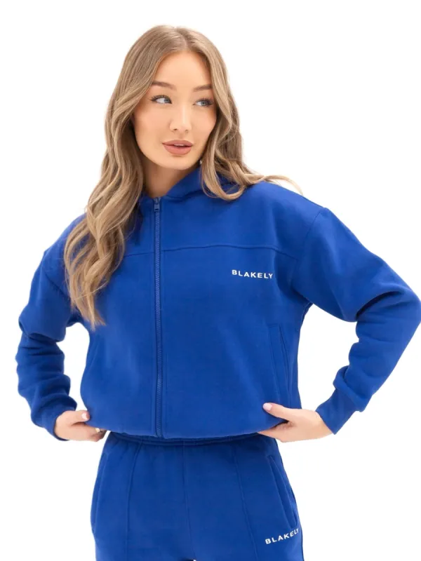 Everyday Full Zip Hoodie - Cobalt Blue sold by Blakely
