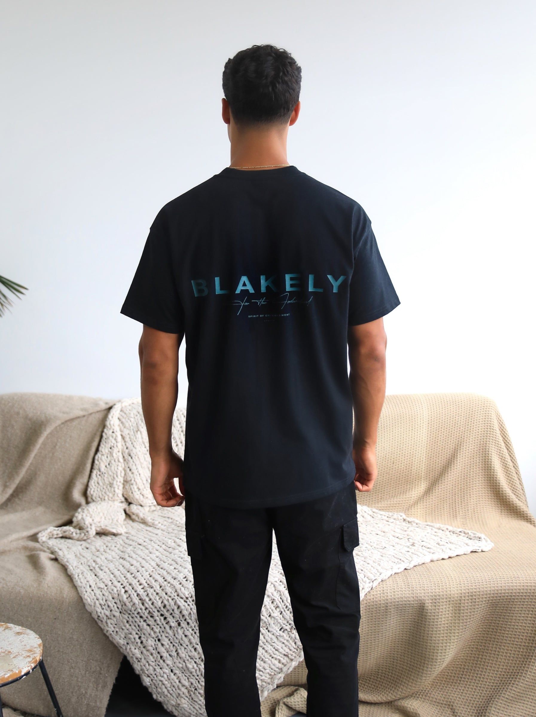 Signature Relaxed T-Shirt - Black sold by Blakely product image thumbnail 3