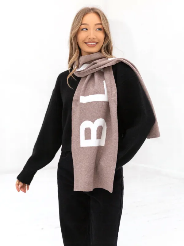 Blakely Scarf - Brown sold by Blakely