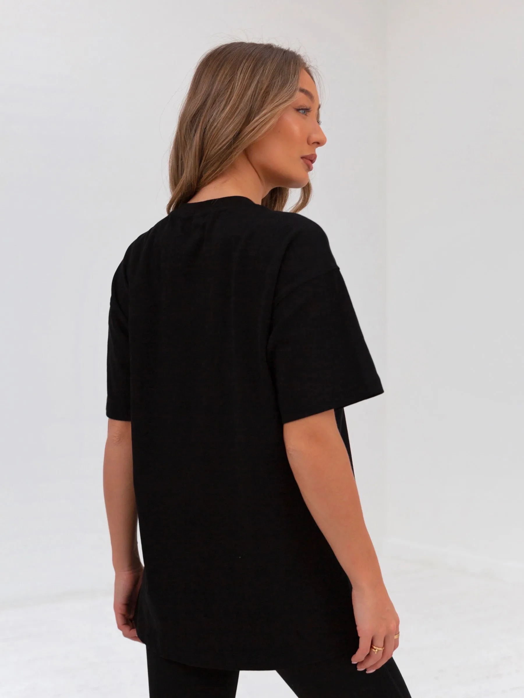 Yoga Oversized T-Shirt - Black sold by Blakely product image thumbnail 4