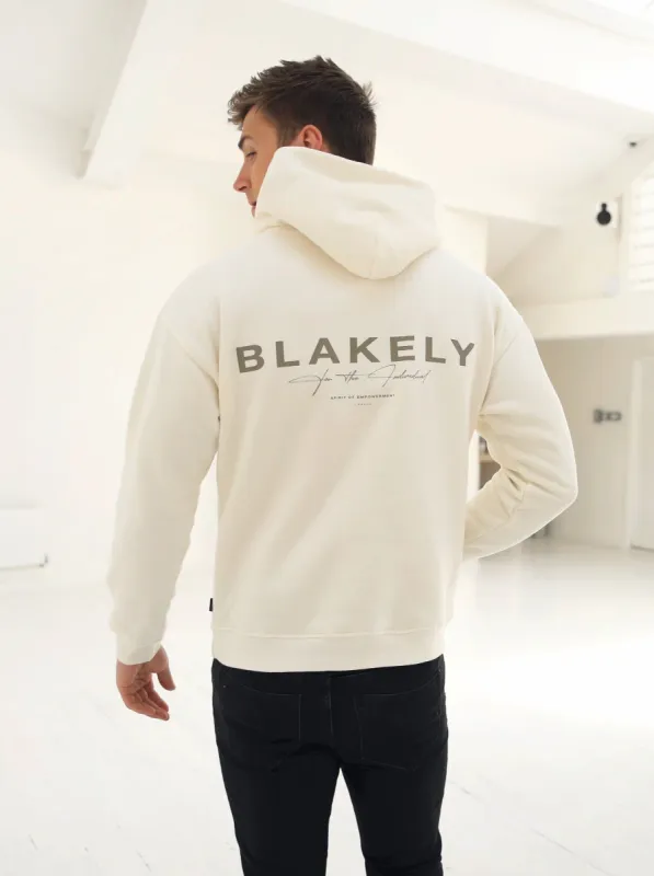 Signature Relaxed Hoodie - Off White sold by Blakely