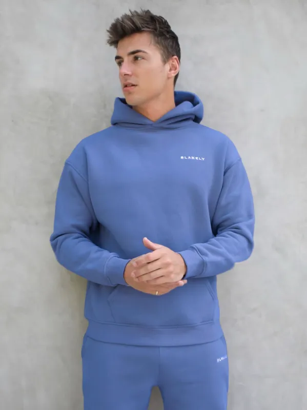 Series Relaxed Hoodie - Light Blue sold by Blakely