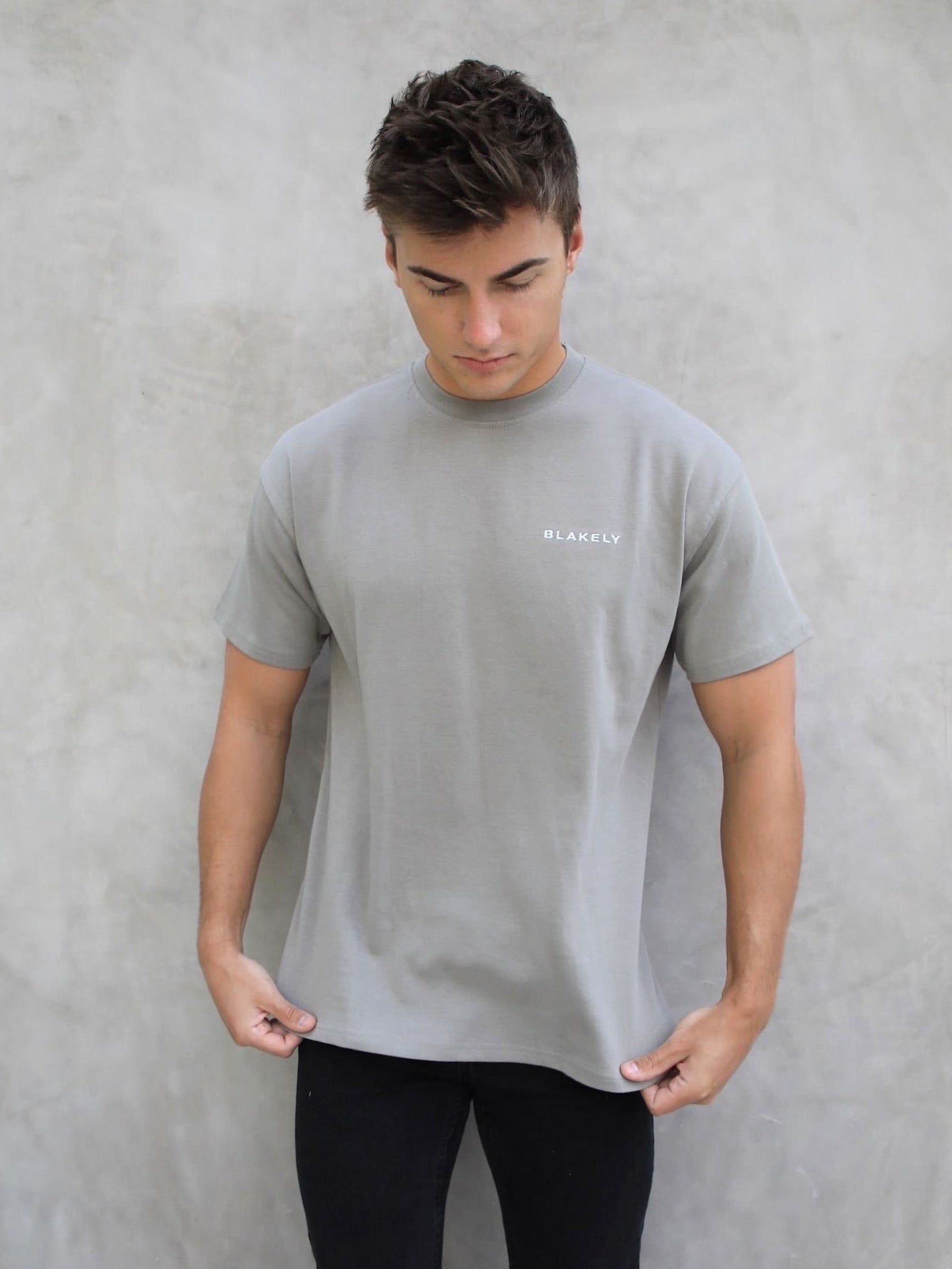 Series Relaxed T-Shirt - Stone Grey sold by Blakely product image thumbnail 5