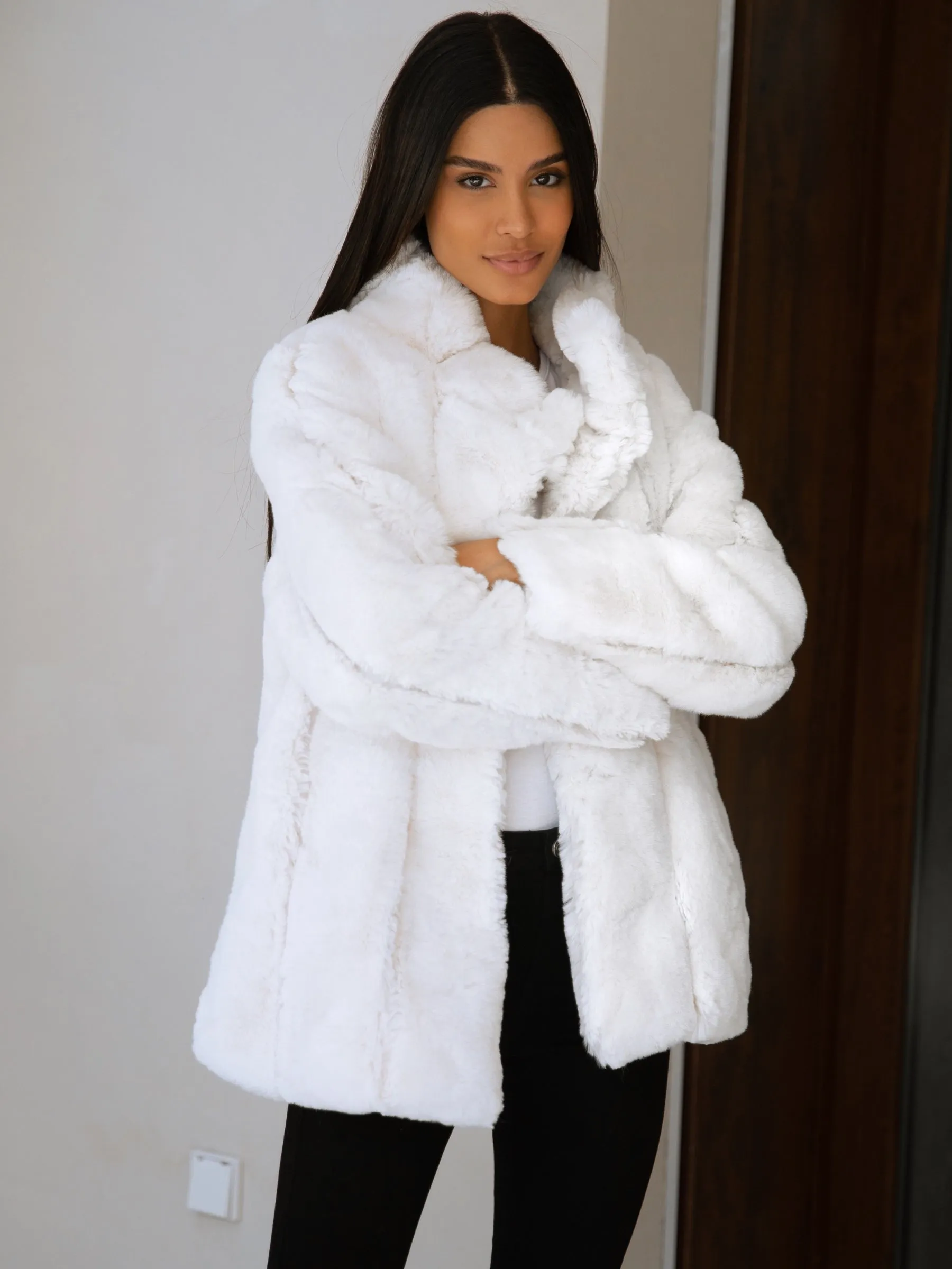 Marlowe Coat - White sold by Blakely