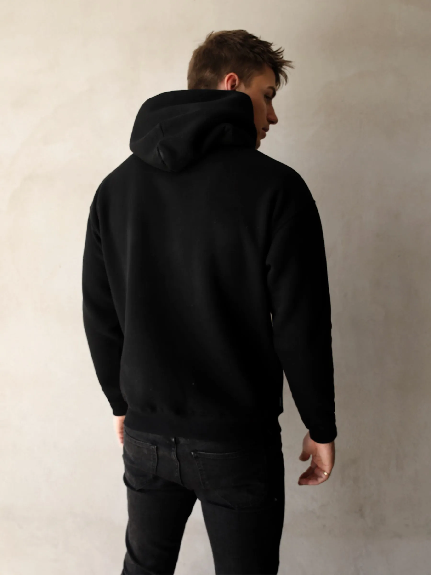 Anchor Relaxed Hoodie - Black sold by Blakely product image thumbnail 3