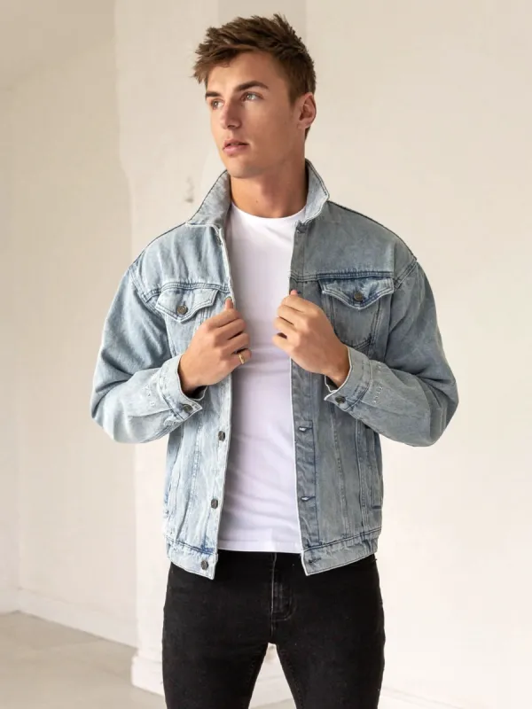 Greenwich Denim Jacket - Blue sold by Blakely