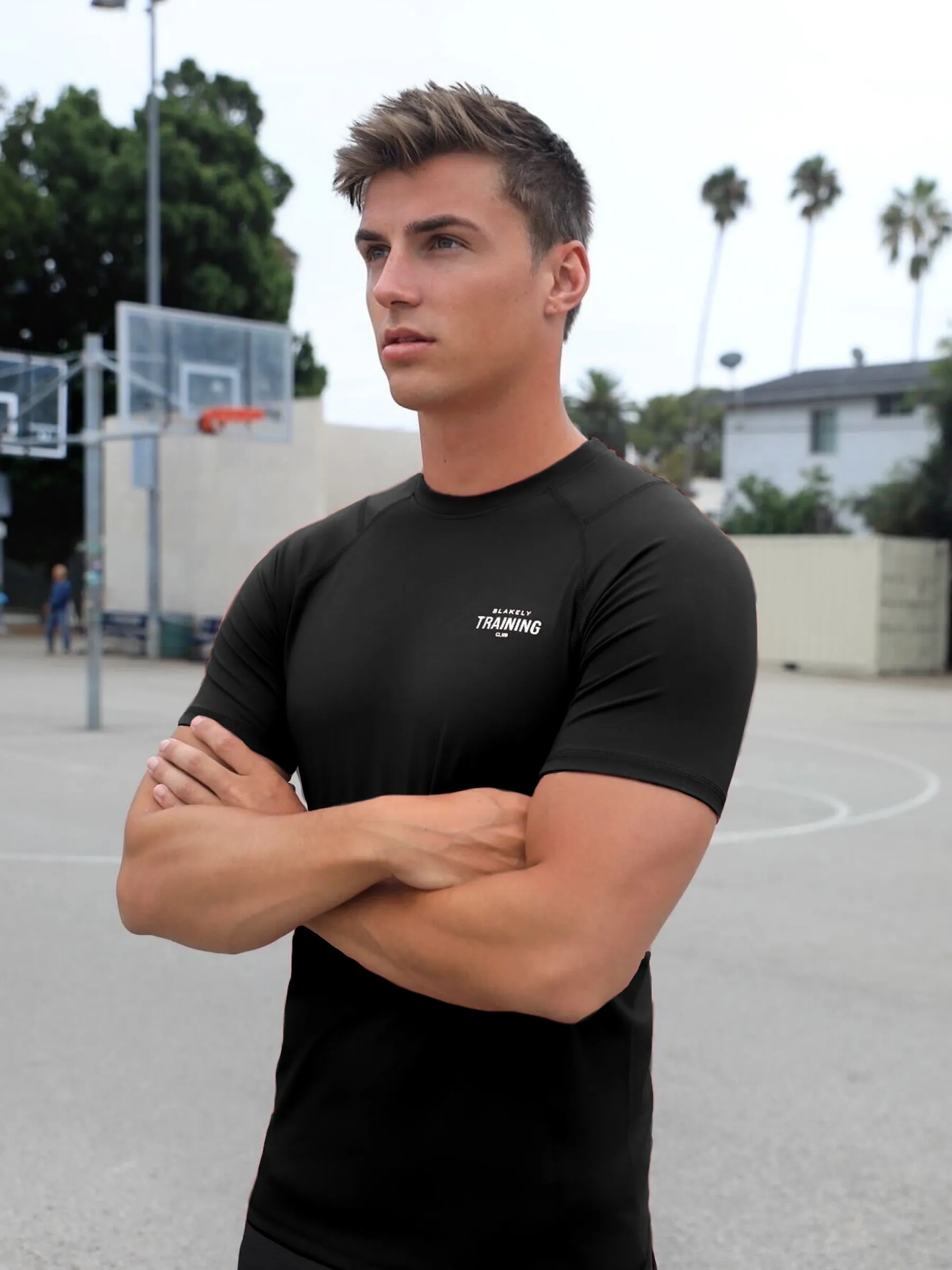Slim Training T-Shirt - Black sold by Blakely