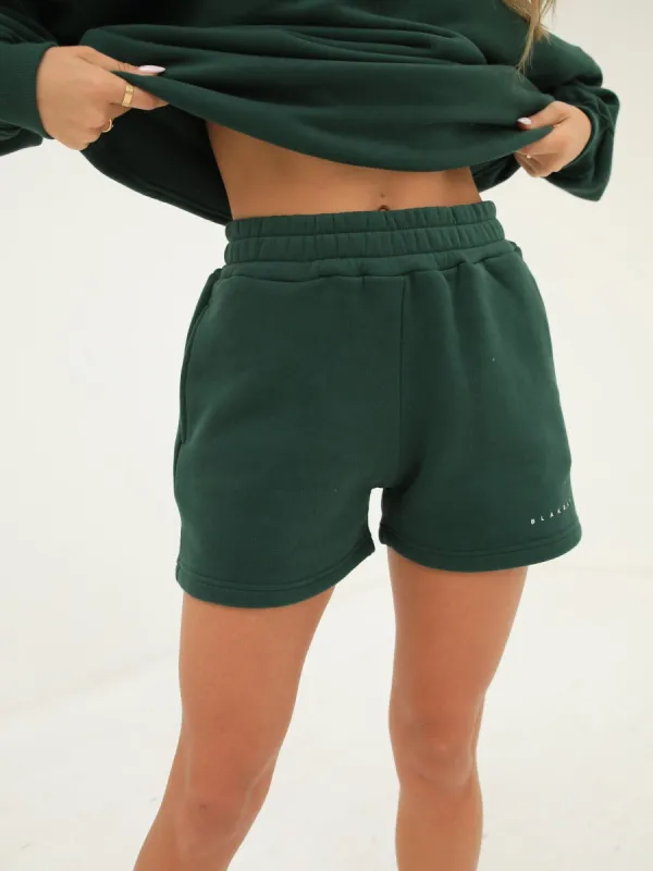 Isabel Jogger Shorts - Dark Green sold by Blakely