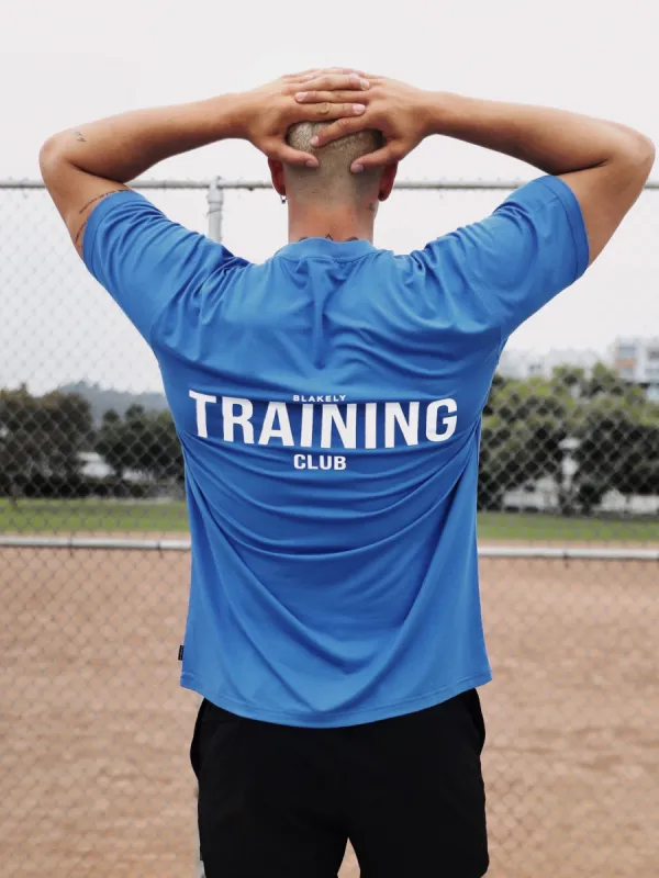 Relaxed Training T-Shirt - Primary Blue made by Blakely