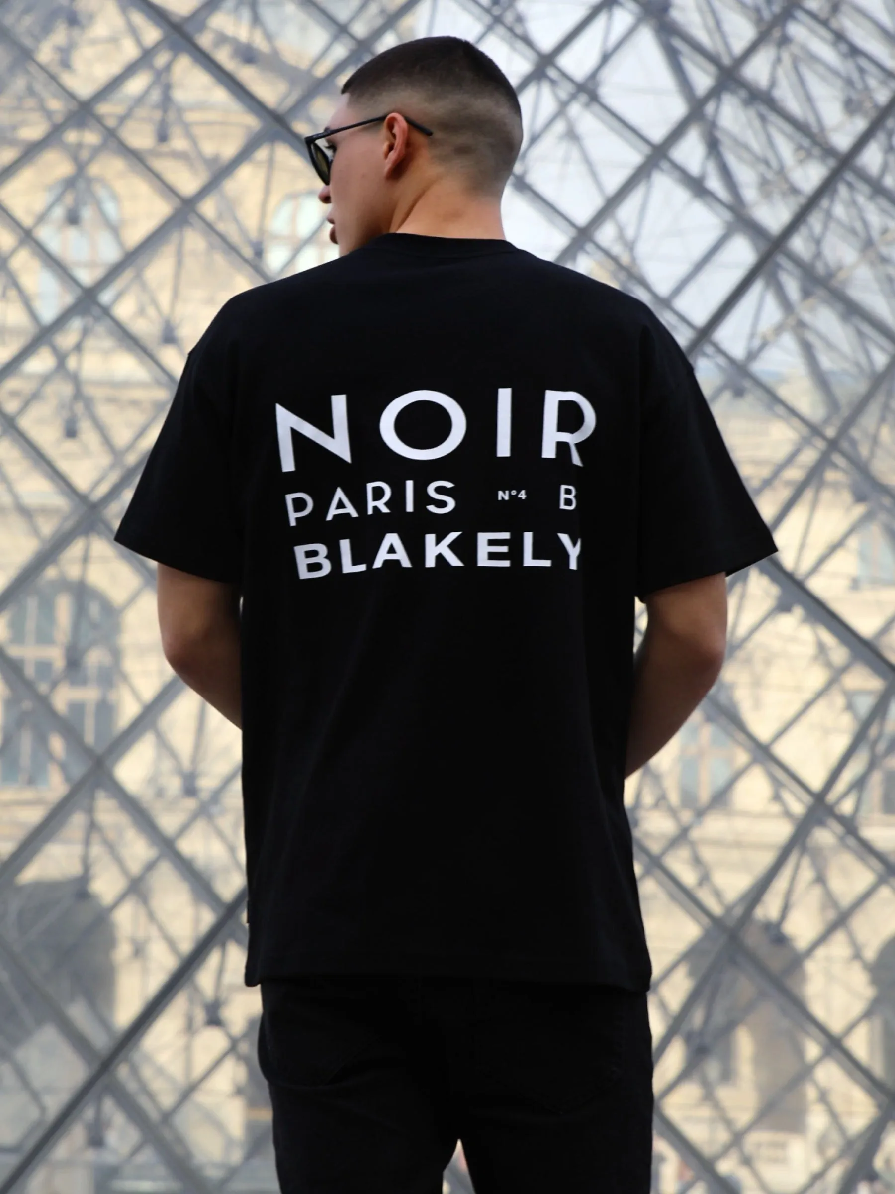 Noir Relaxed T-Shirt - Black sold by Blakely