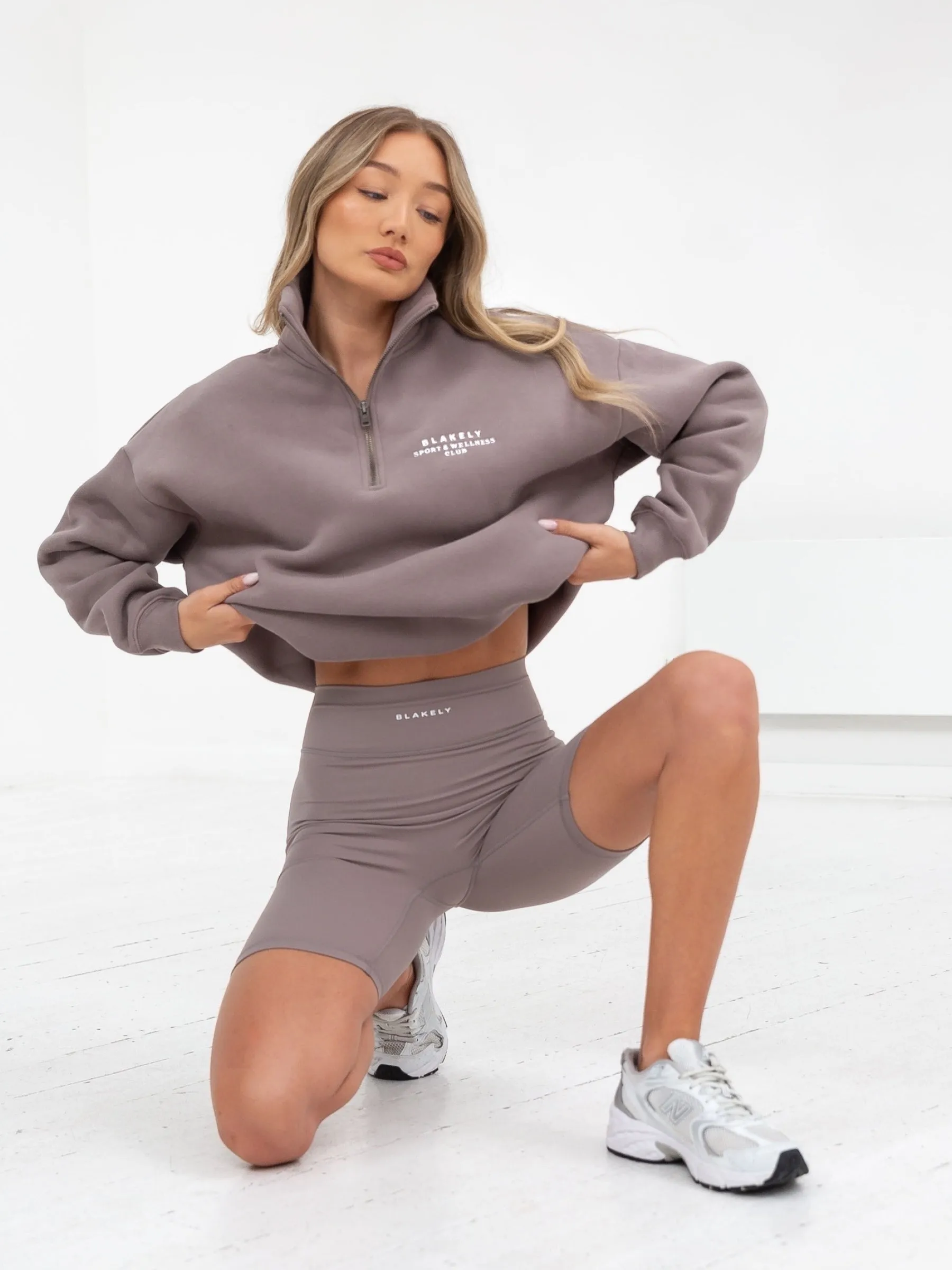 Ultimate 1/4 Zip Jumper - Pink Taupe sold by Blakely product image thumbnail 2