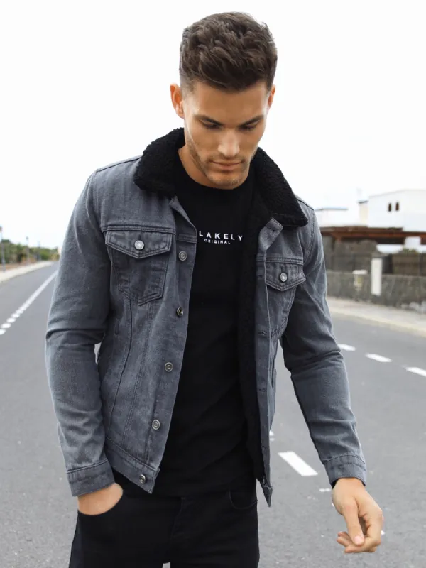 Daytona Denim Jacket - Grey sold by Blakely
