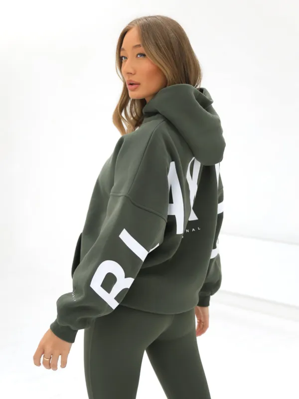 Isabel Oversized Hoodie - Khaki Green sold by Blakely