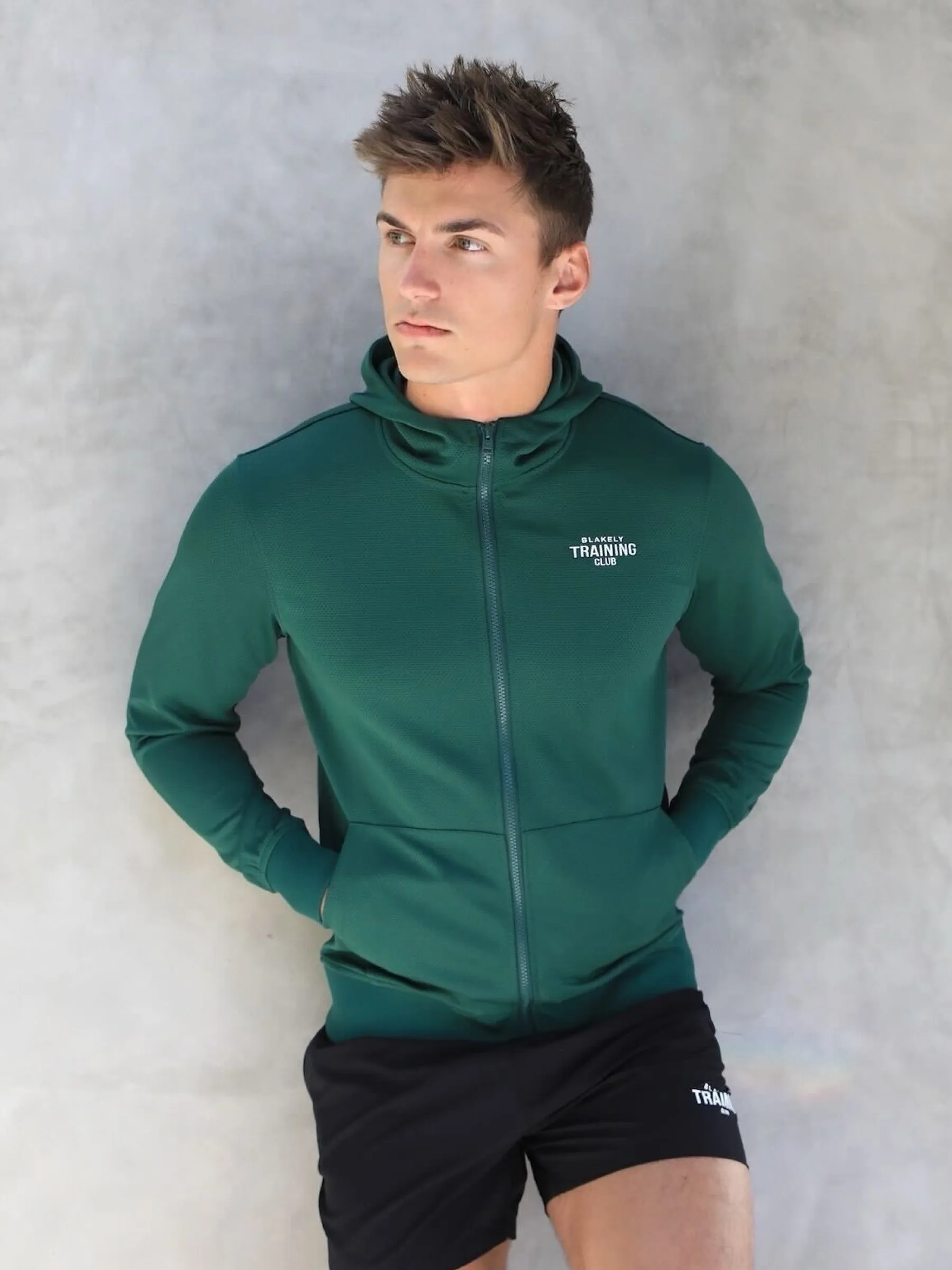 Full Zip Training Hoodie - Dark Green sold by Blakely product image thumbnail 4
