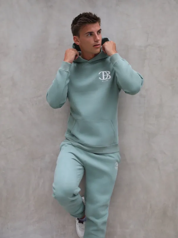 Initial Relaxed Hoodie  - Sage Green sold by Blakely