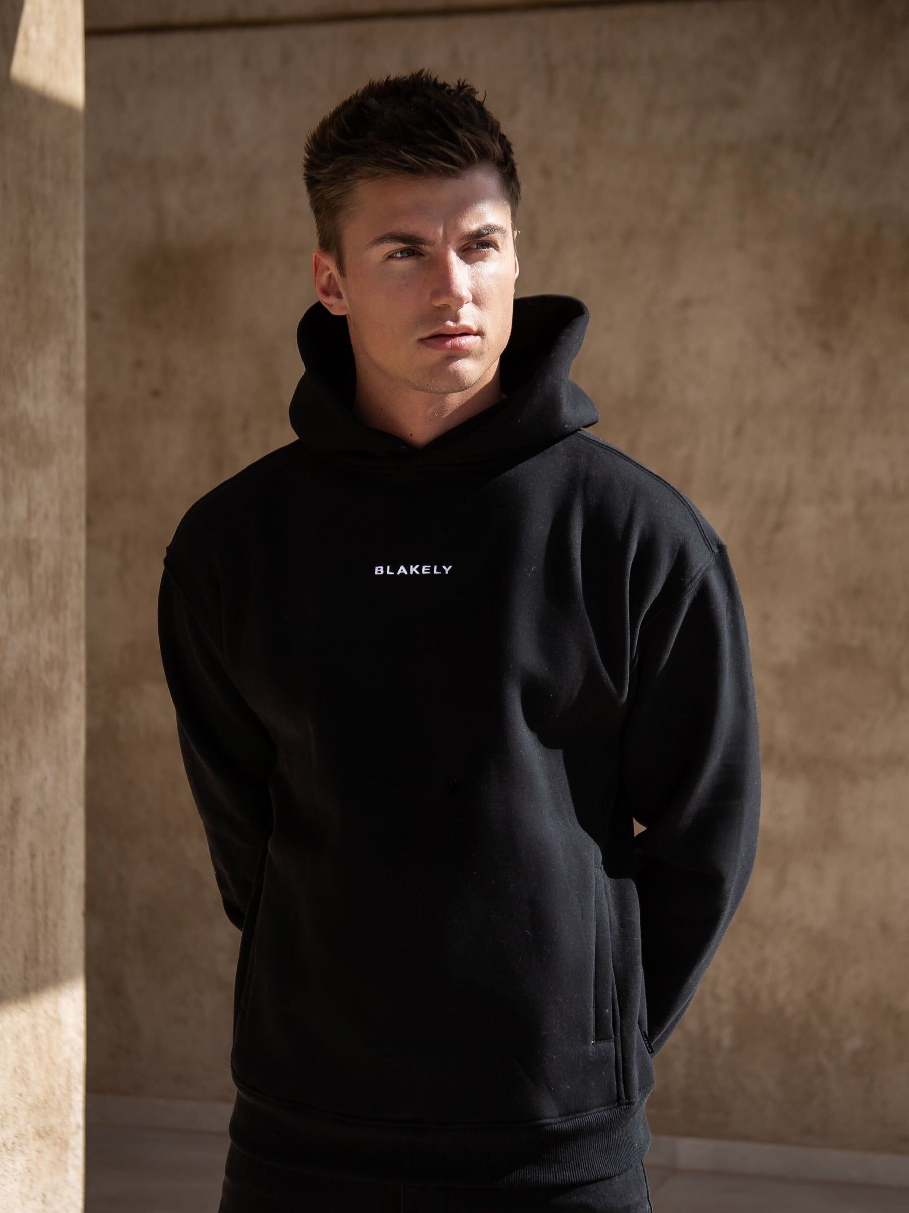 Essential Relaxed Hoodie - Black sold by Blakely product image thumbnail 4