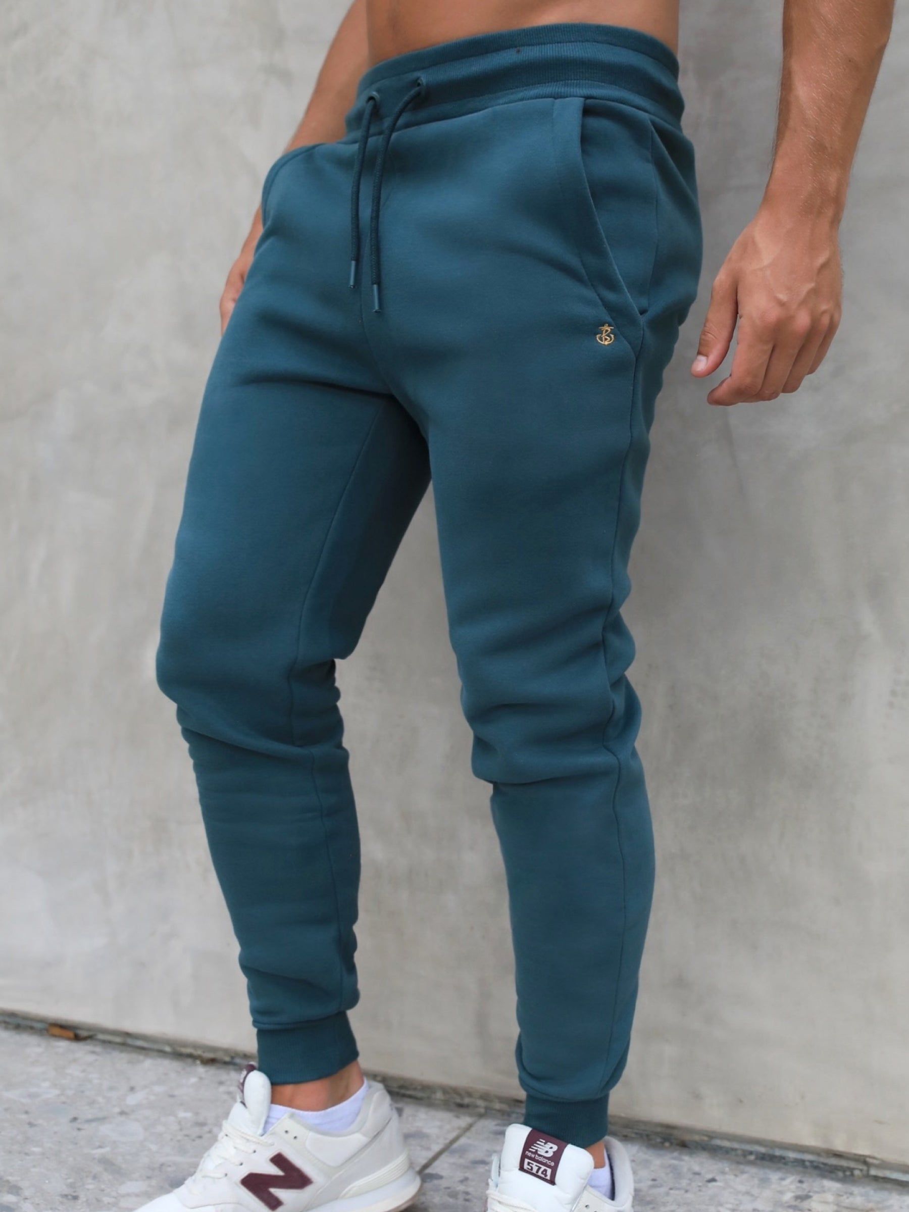 Anchor Sweatpants - Teal Green sold by Blakely