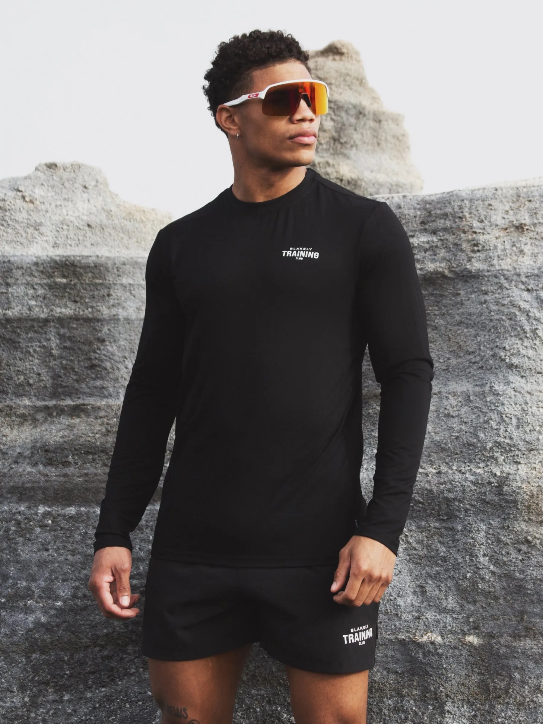 Long Sleeve Training T-Shirt - Black sold by Blakely