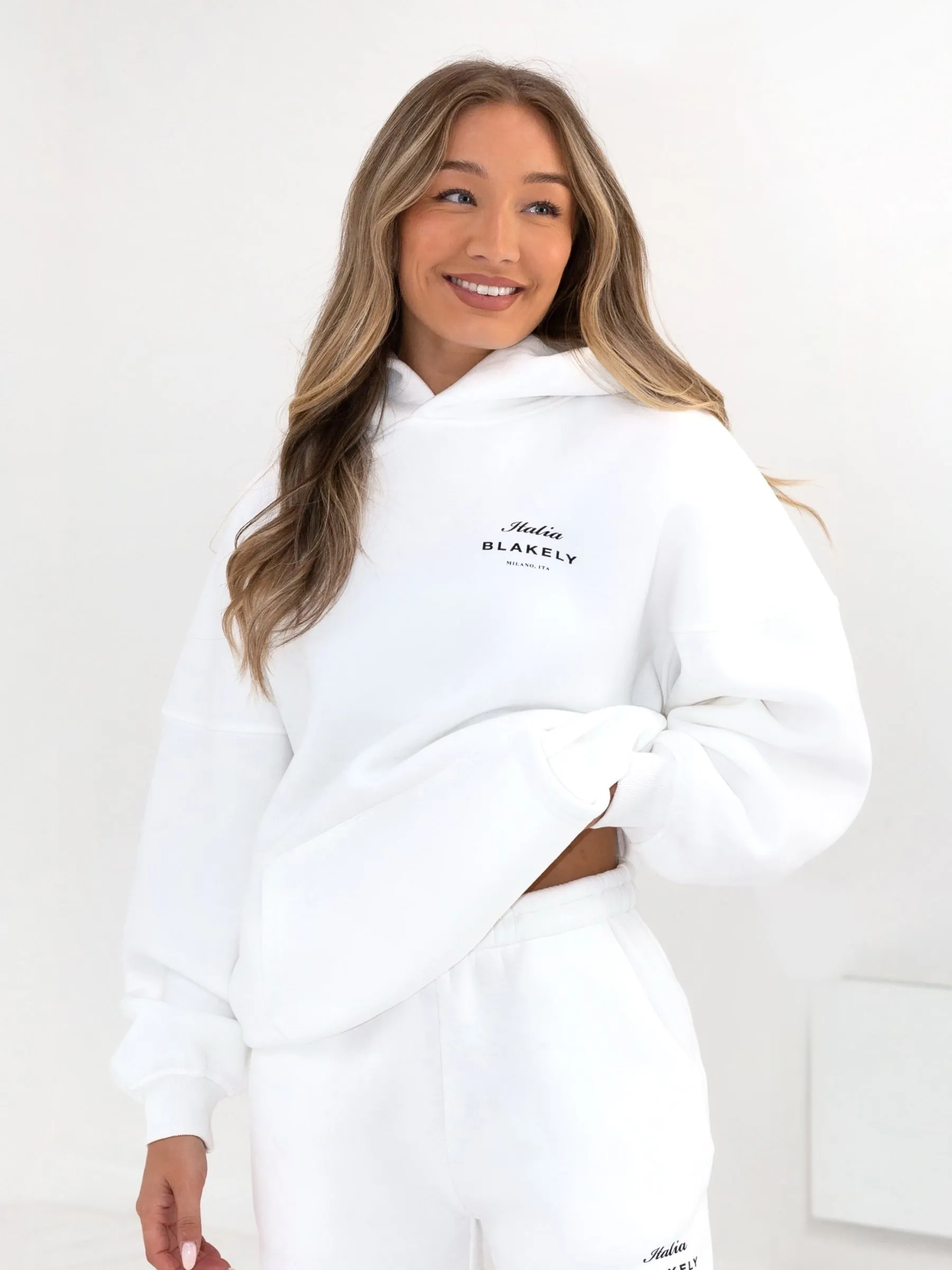 Italia Oversized Hoodie - Flat White sold by Blakely product image thumbnail 2