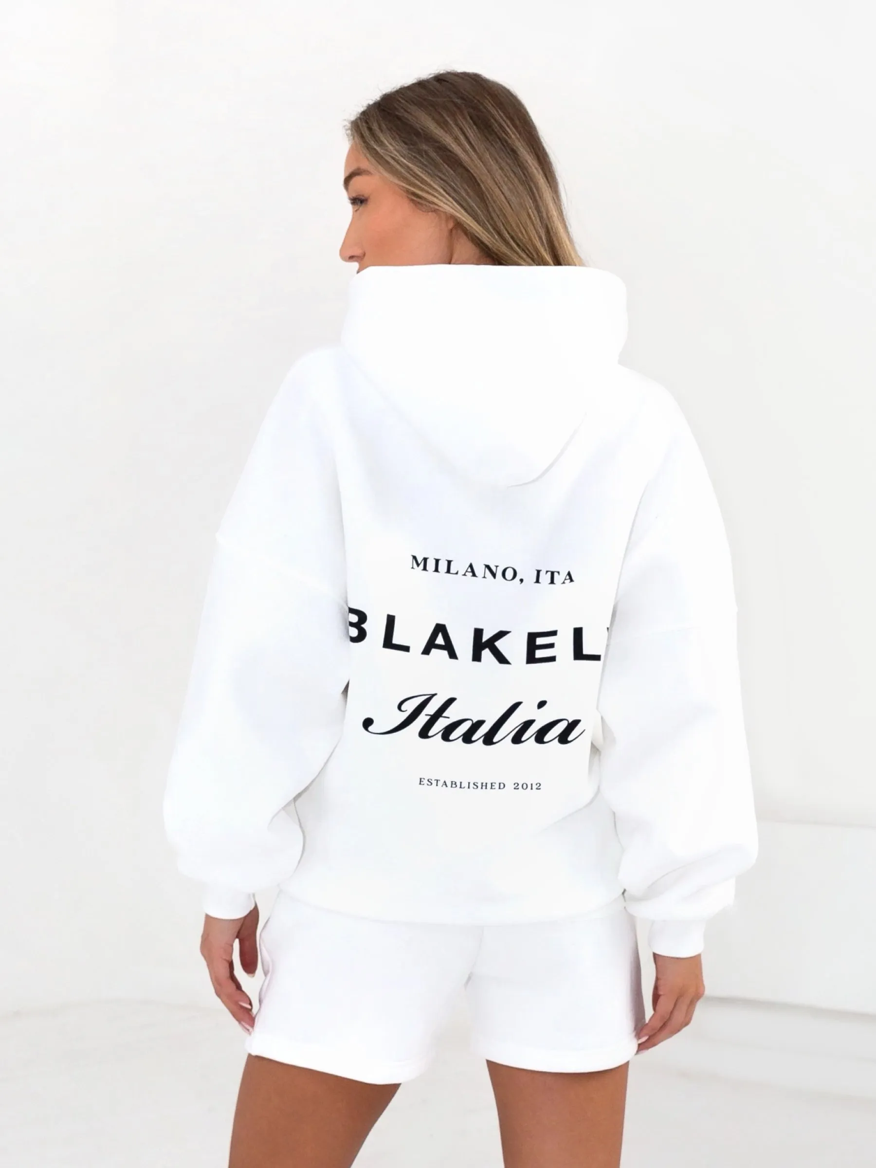 Italia Oversized Hoodie - Flat White sold by Blakely