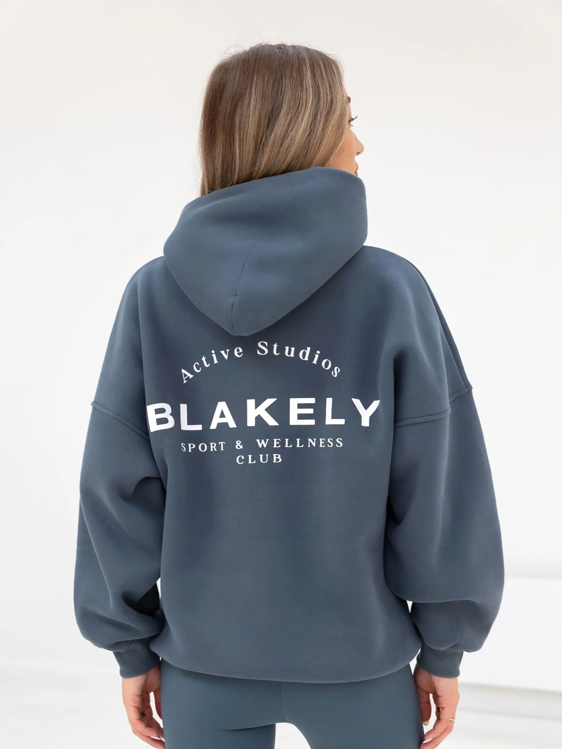 Active Studios Oversized Hoodie - Slate Blue sold by Blakely product image thumbnail 5