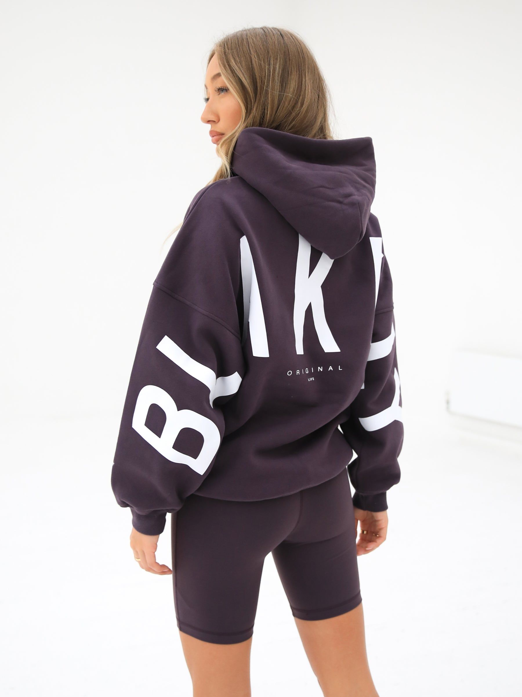 Isabel Oversized Hoodie - Plum sold by Blakely product image thumbnail 2