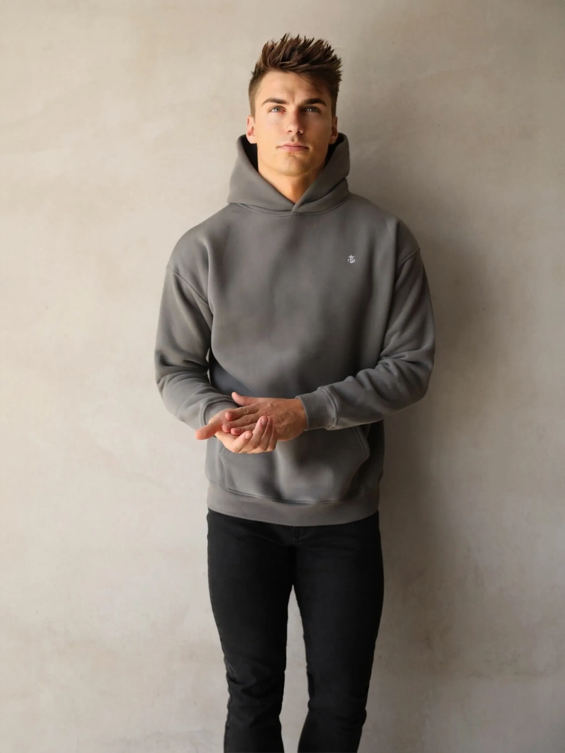 Anchor Relaxed Hoodie - Charcoal sold by Blakely product image thumbnail 5