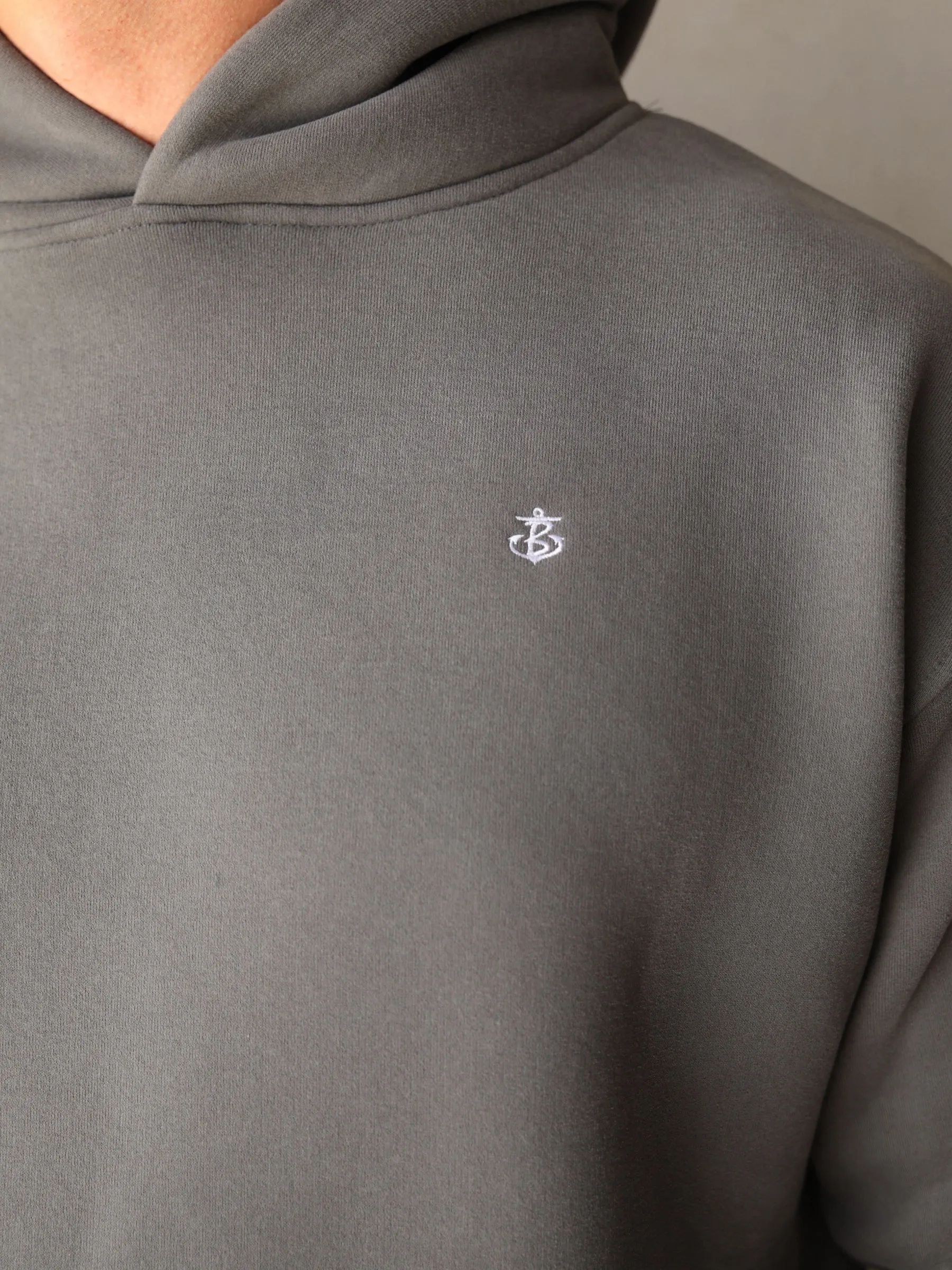 Anchor Relaxed Hoodie - Charcoal sold by Blakely product image thumbnail 3