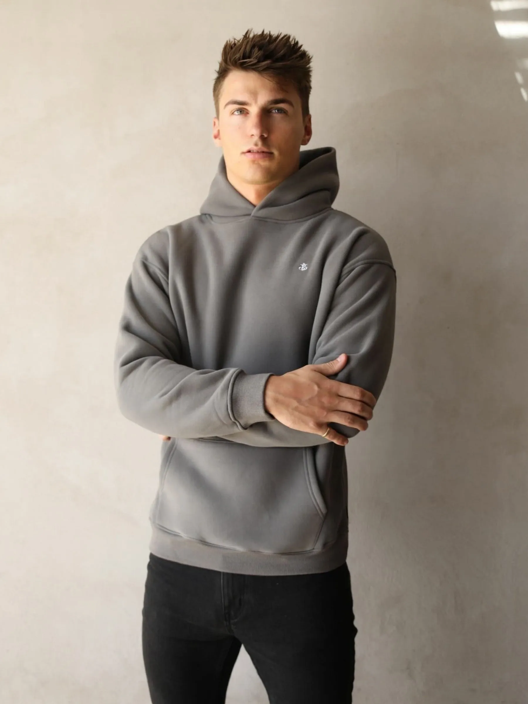 Anchor Relaxed Hoodie - Charcoal sold by Blakely product image thumbnail 2