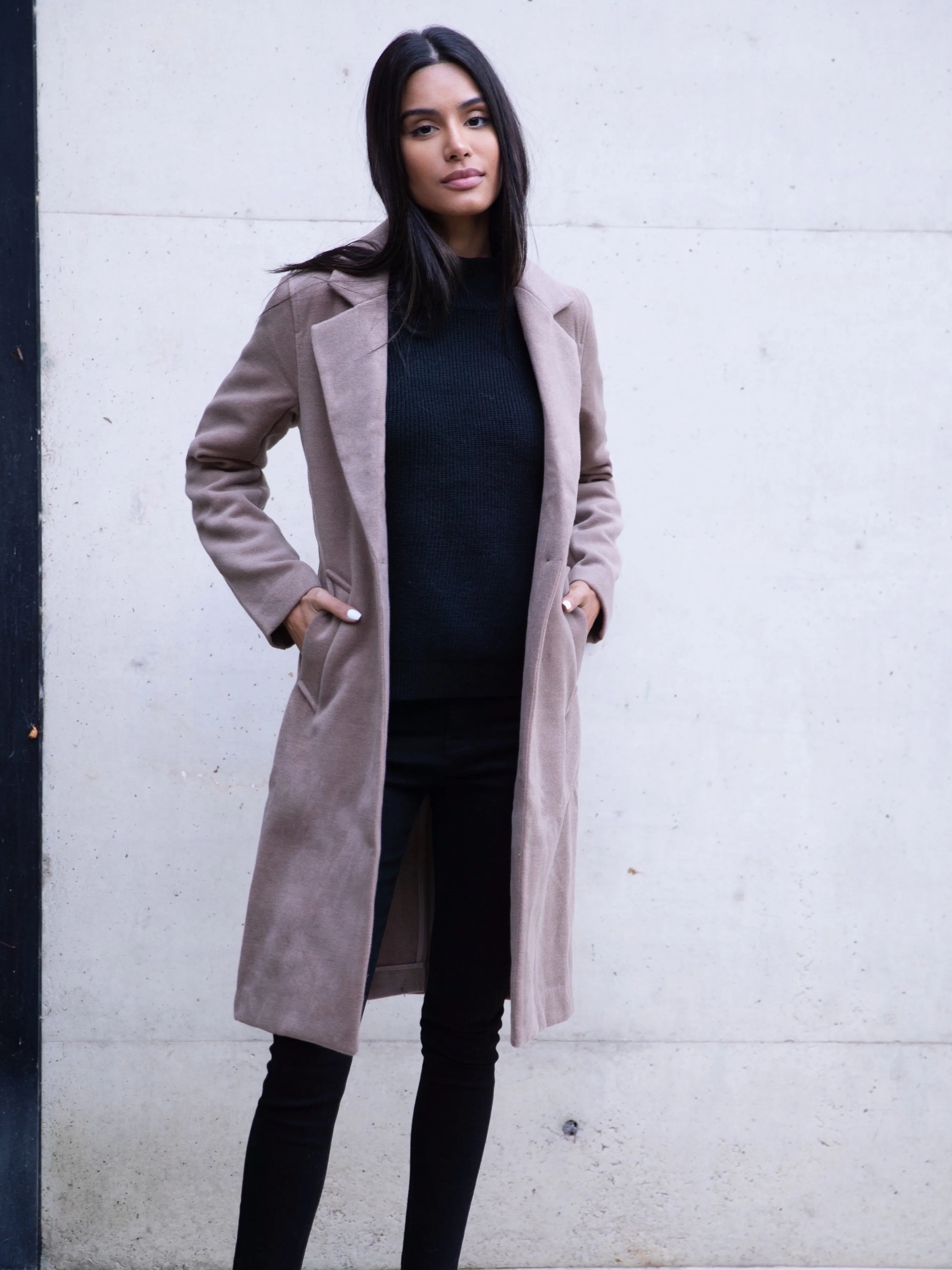 Mabel Tailored Longline Coat - Coffee sold by Blakely product image thumbnail 3