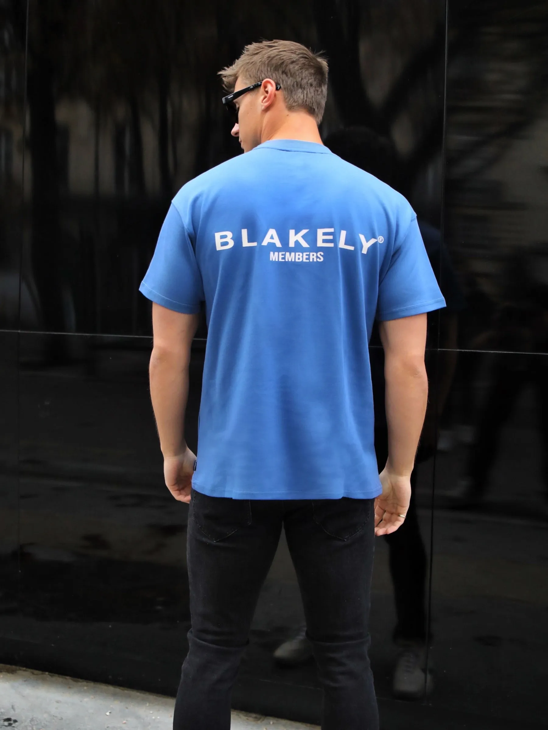 Members Relaxed T-Shirt - Mid Blue sold by Blakely product image thumbnail 2
