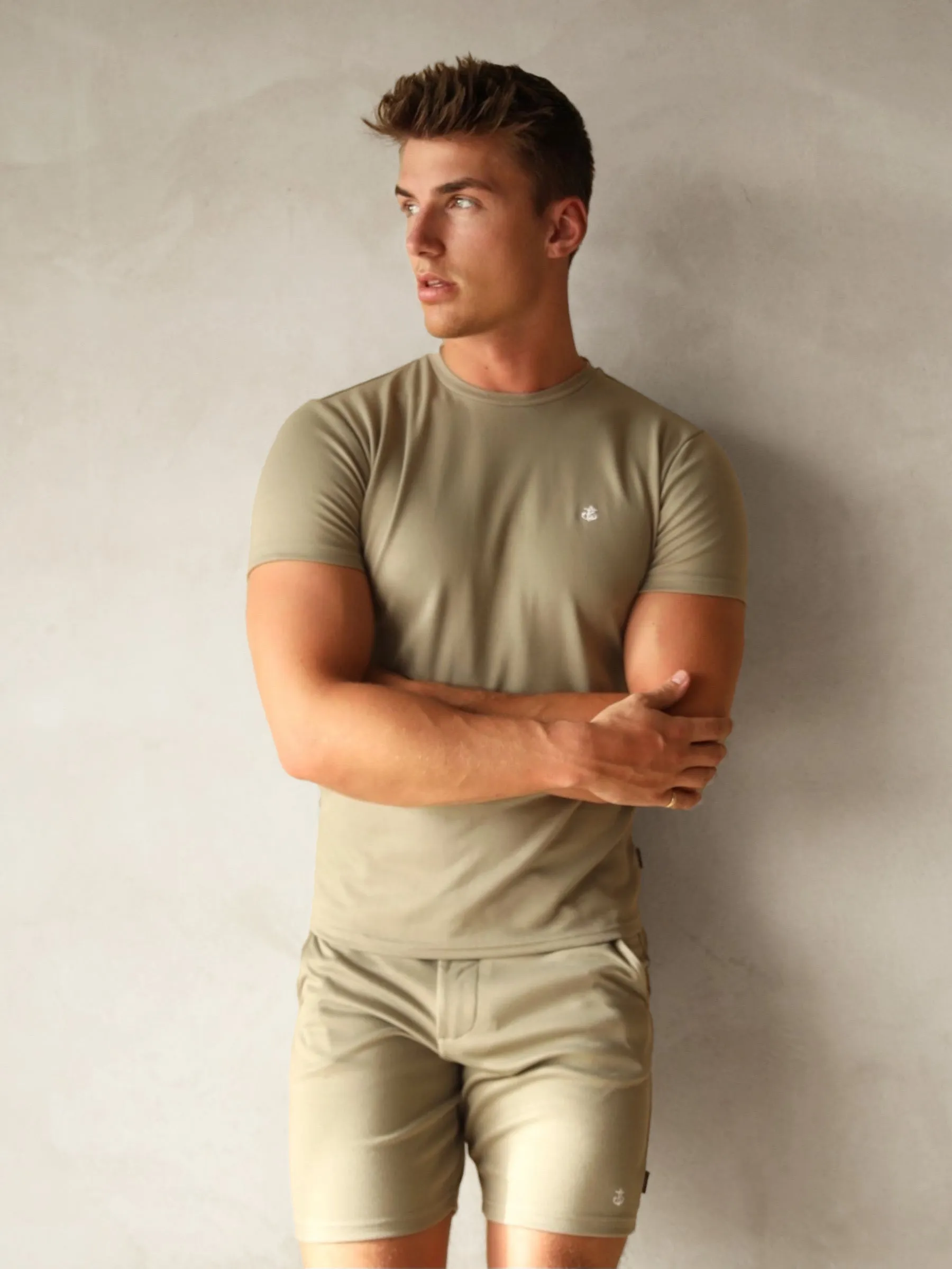 Sorrento T-Shirt - Light Khaki sold by Blakely product image thumbnail 2