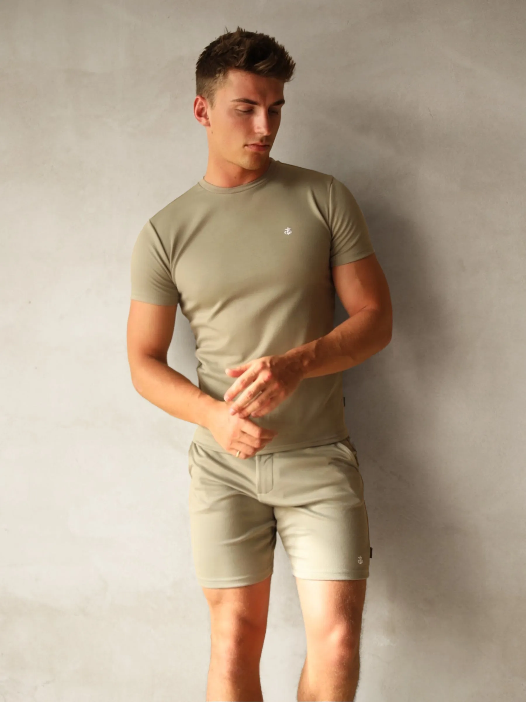 Sorrento T-Shirt - Light Khaki sold by Blakely product image thumbnail 3