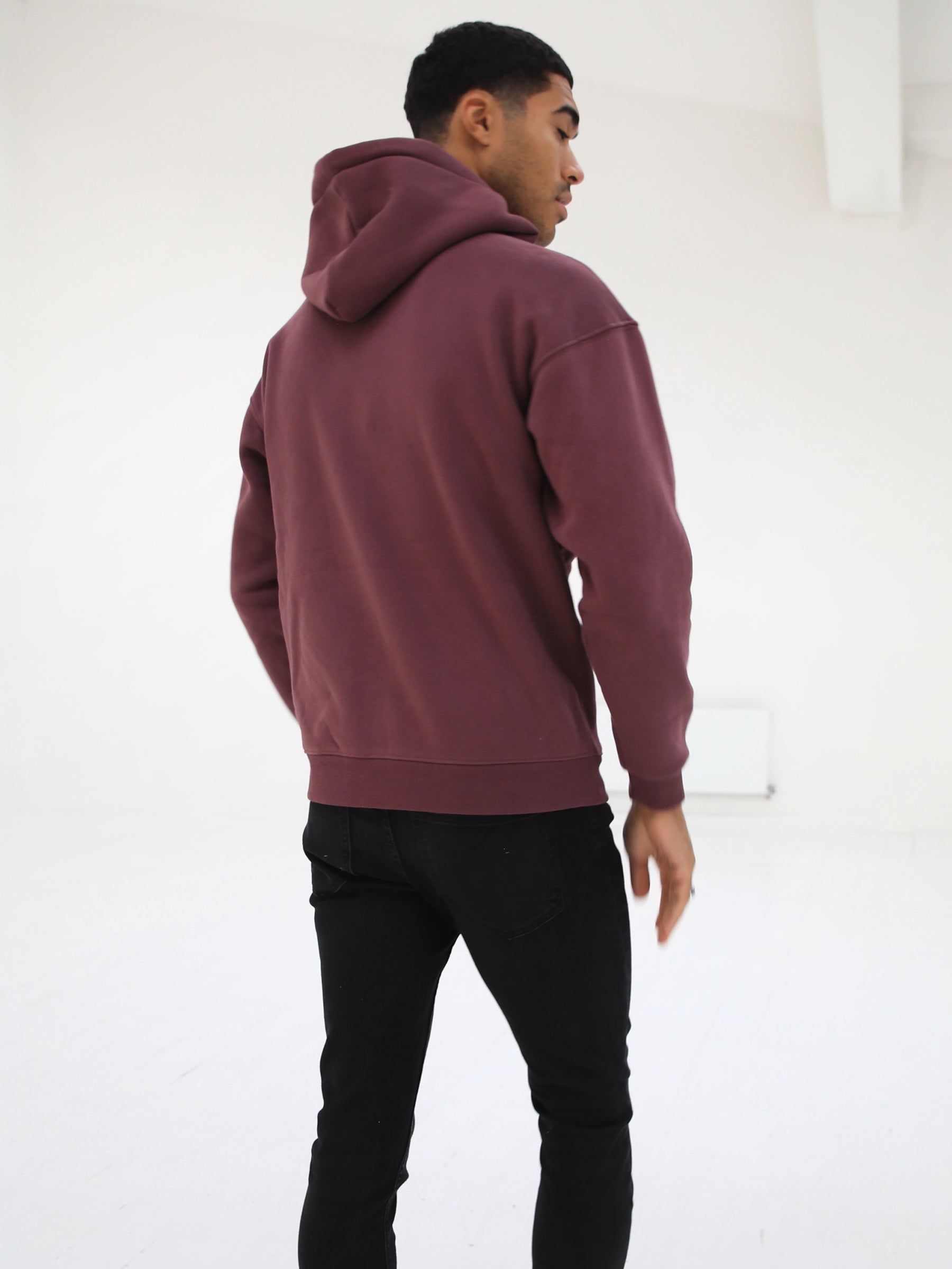 Life & Style Full Zip Hoodie - Burgundy sold by Blakely product image thumbnail 5