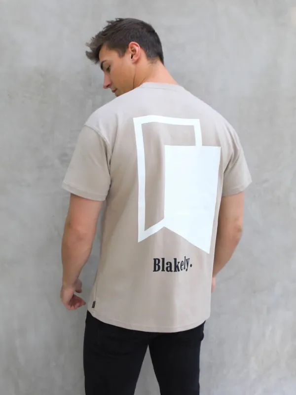 Revolve Relaxed T-Shirt - Tan sold by Blakely