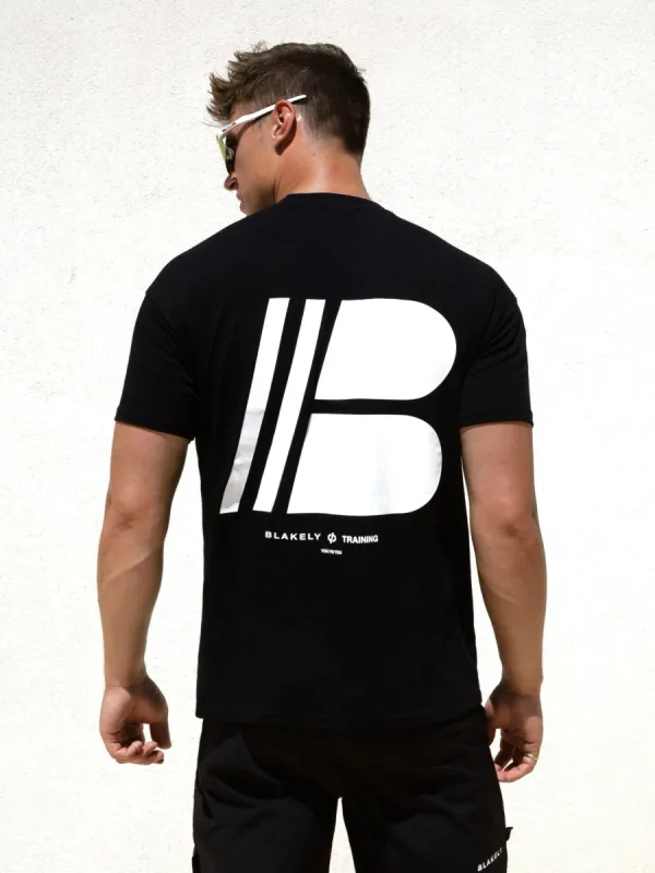 Apex Relaxed T-Shirt - Black sold by Blakely