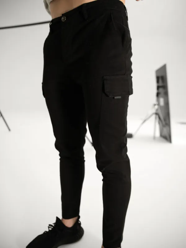 Cargo Trousers - Granite Black sold by Blakely