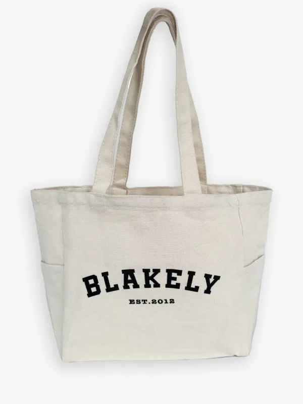 Mini Varsity Tote - Natural sold by Blakely