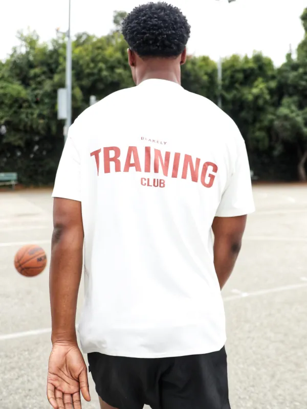 Relaxed Training T-Shirt - White sold by Blakely