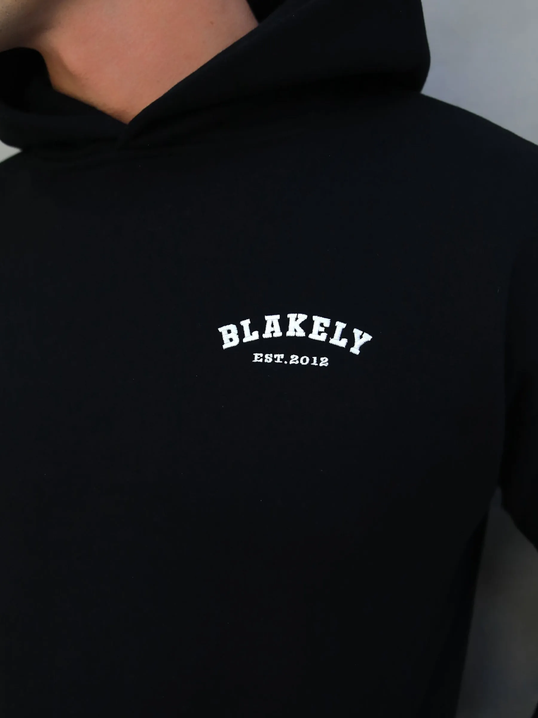 Heritage Relaxed Hoodie - Black sold by Blakely product image thumbnail 4