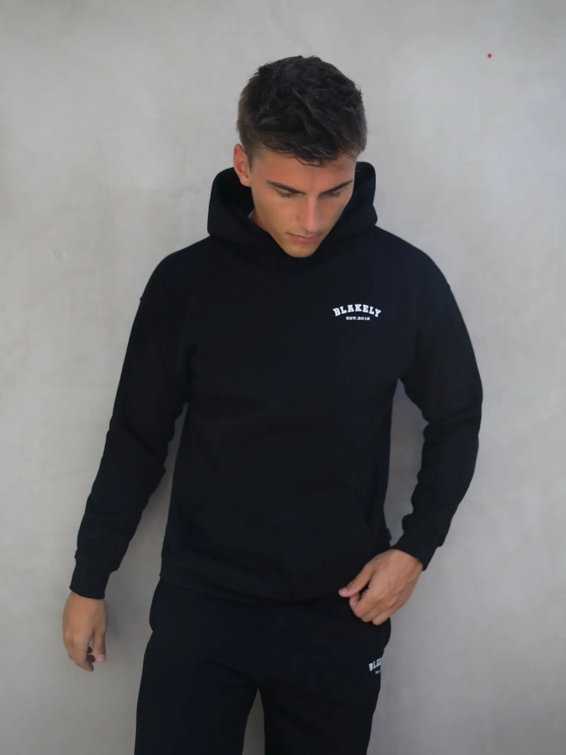 Heritage Relaxed Hoodie - Black sold by Blakely product image thumbnail 2