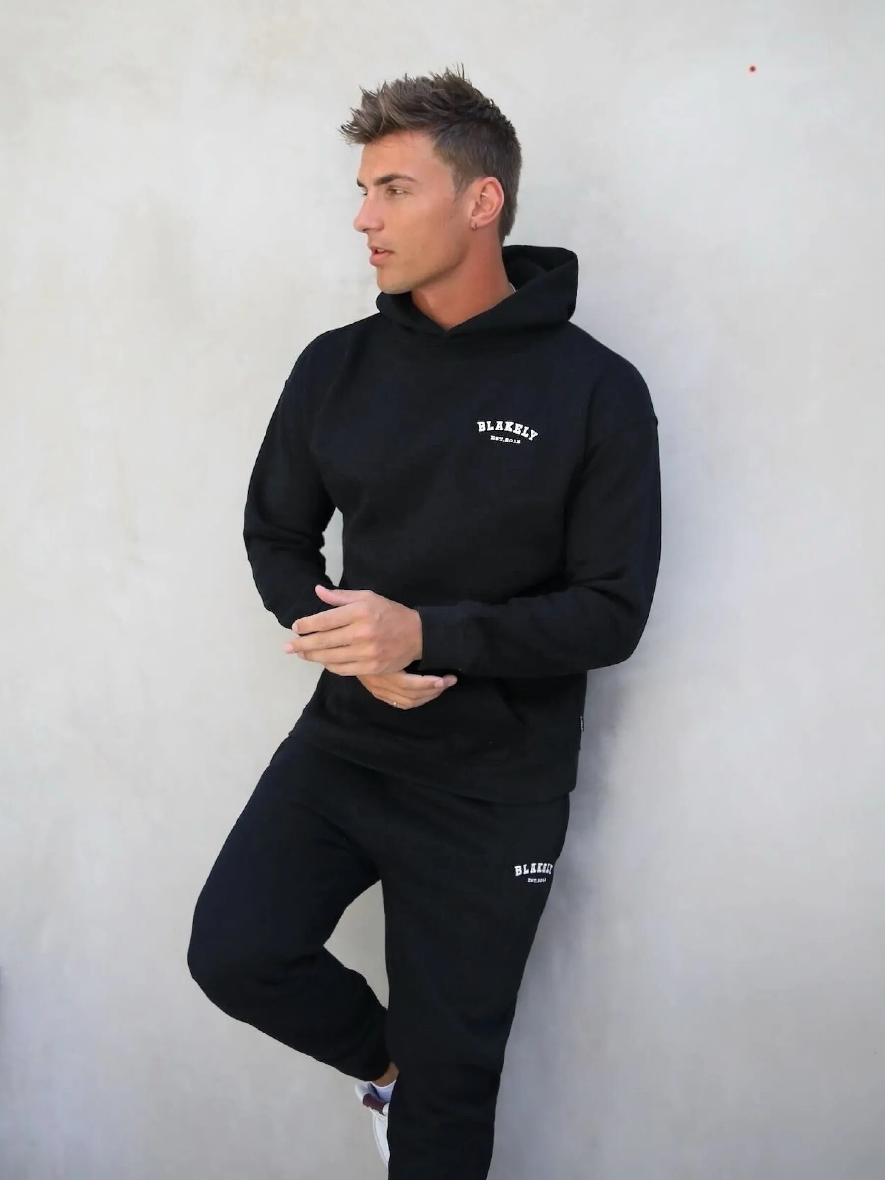 Heritage Relaxed Hoodie - Black sold by Blakely product image thumbnail 5