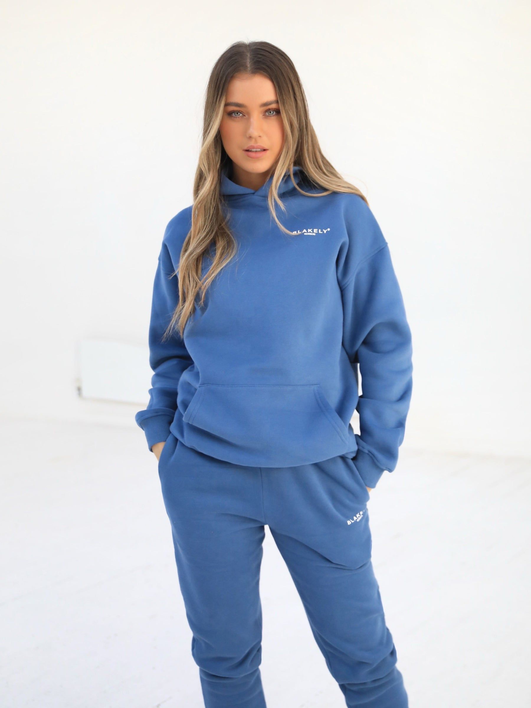 Members Oversized Hoodie - Mid Blue sold by Blakely product image thumbnail 5