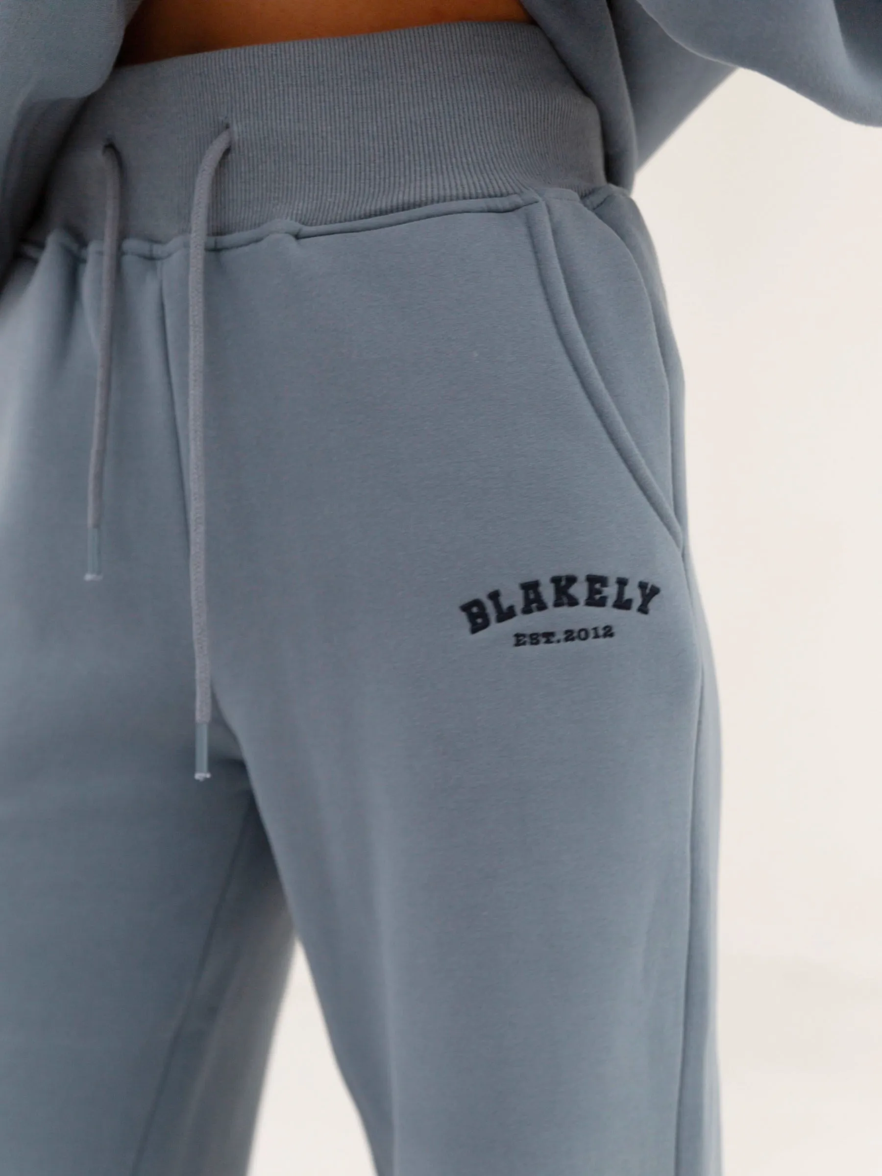 Varsity Wide Leg Sweatpants - Blue sold by Blakely product image thumbnail 2